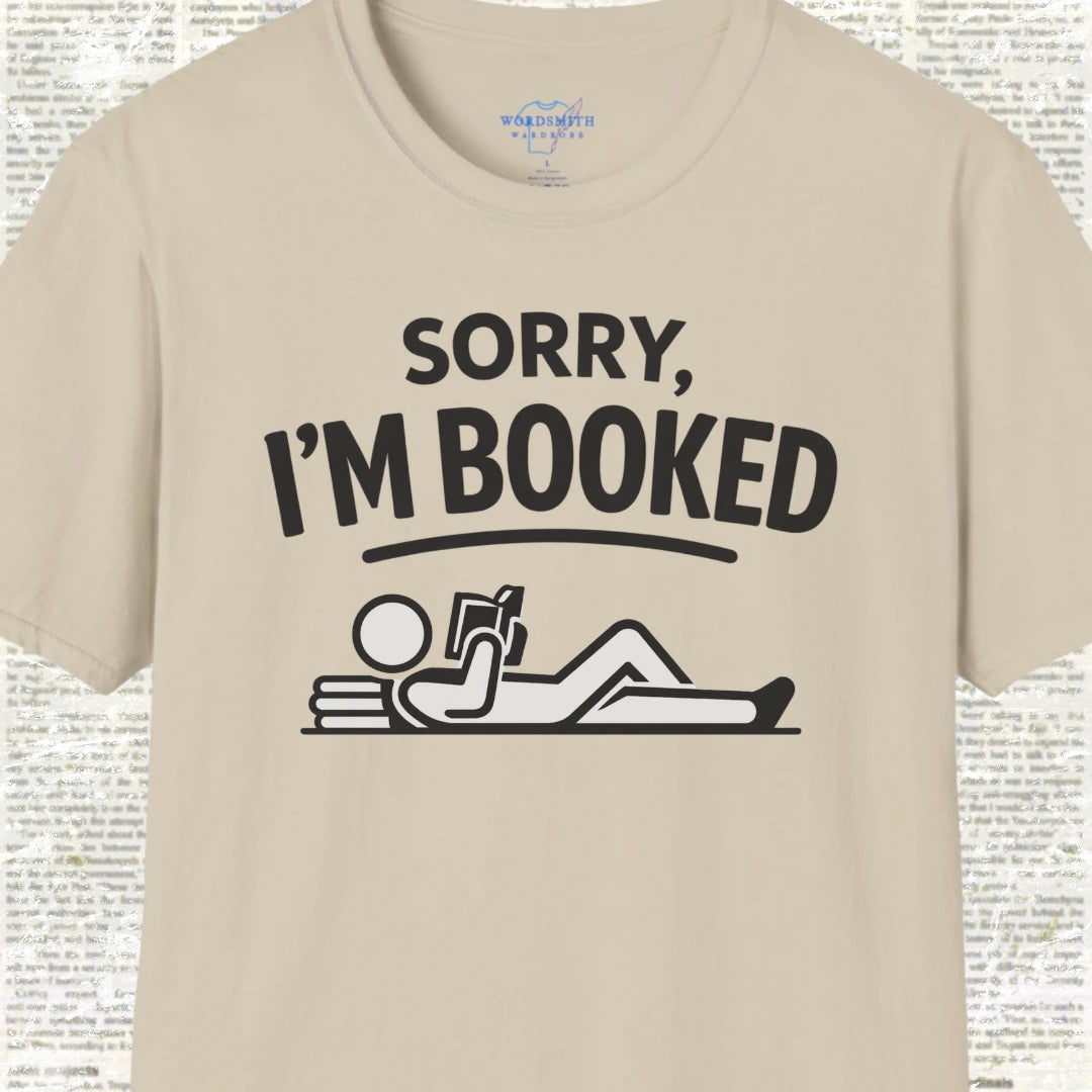 Sorry I’m Booked Shirt - Sand