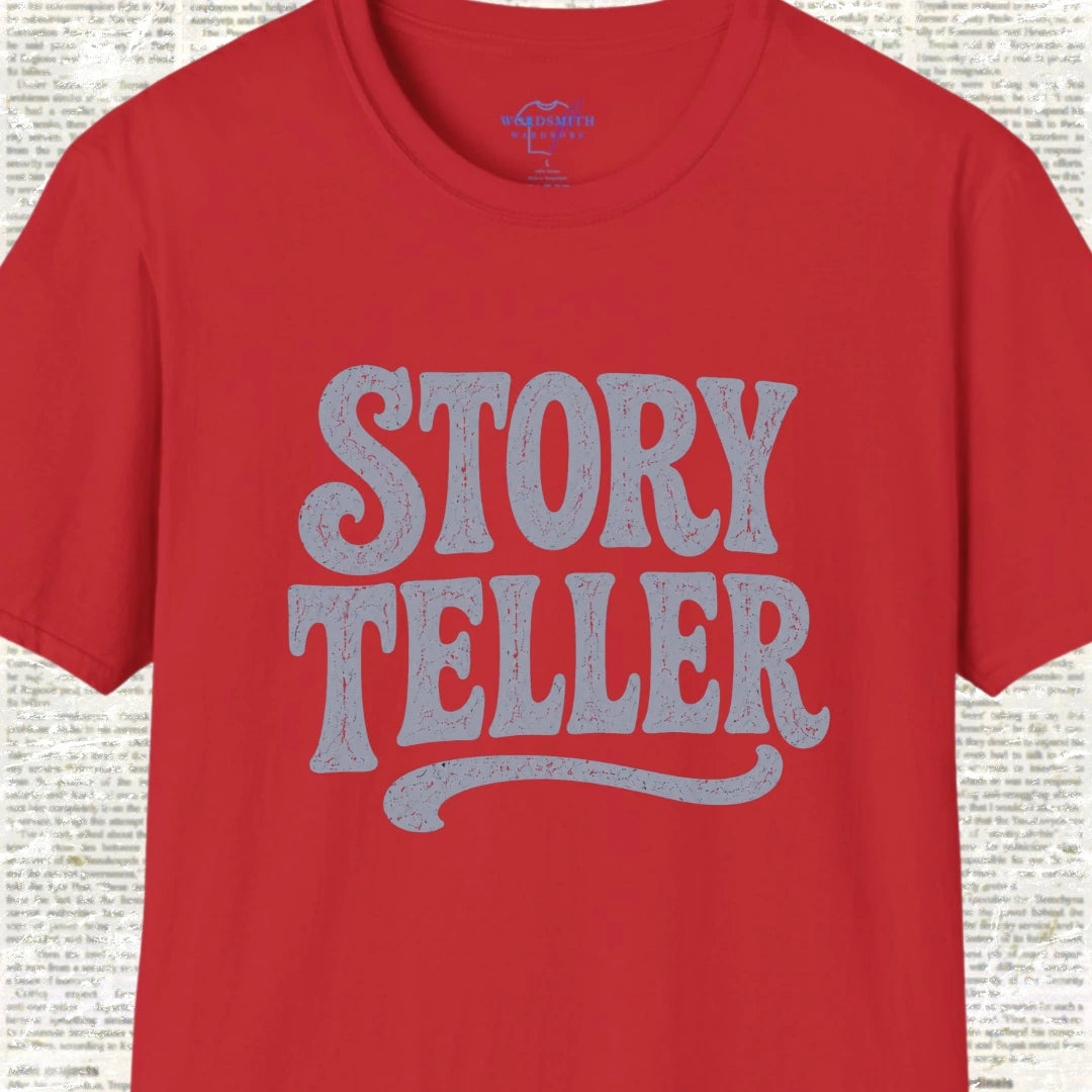 Story Teller T-Shirt - Red