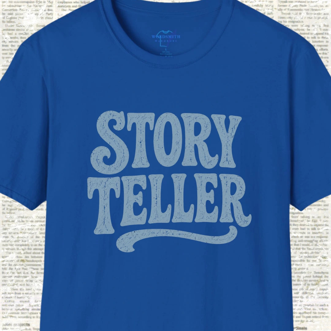Story Teller T-Shirt - Royal