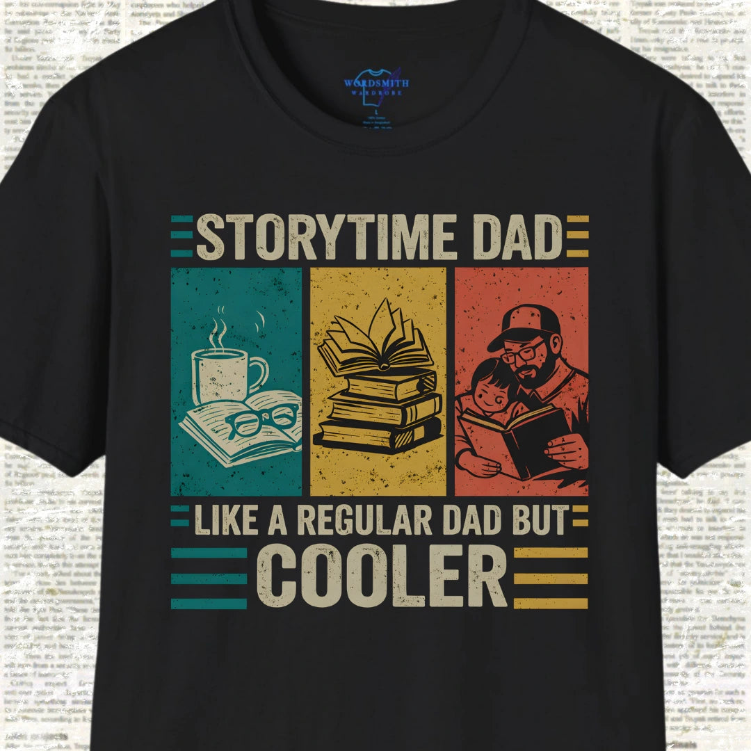 Storytime Dad – Cooler Than Regular Dads - Black