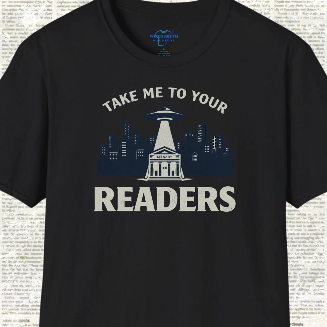 Take Me to Your Readers Shirt - Black