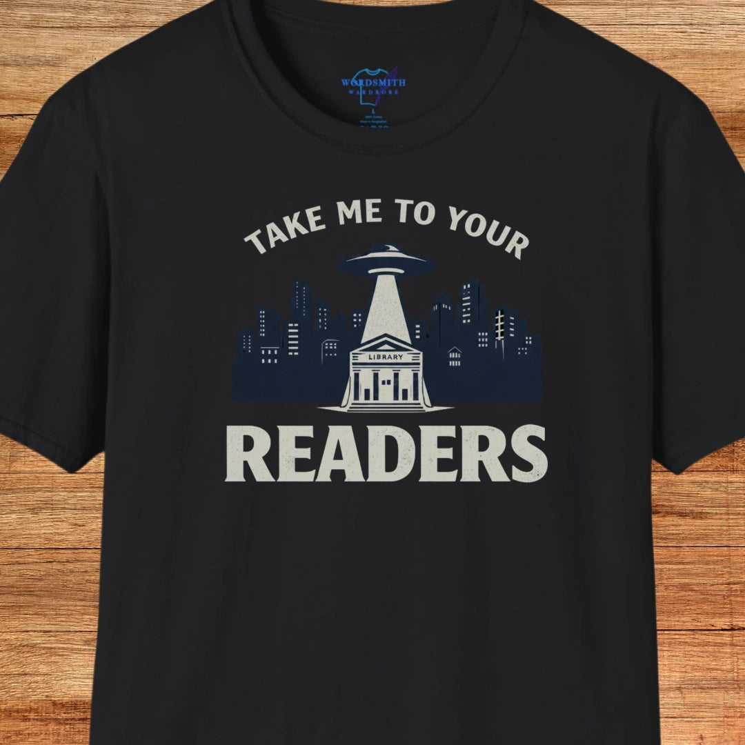 Take Me to Your Readers Shirt - Black