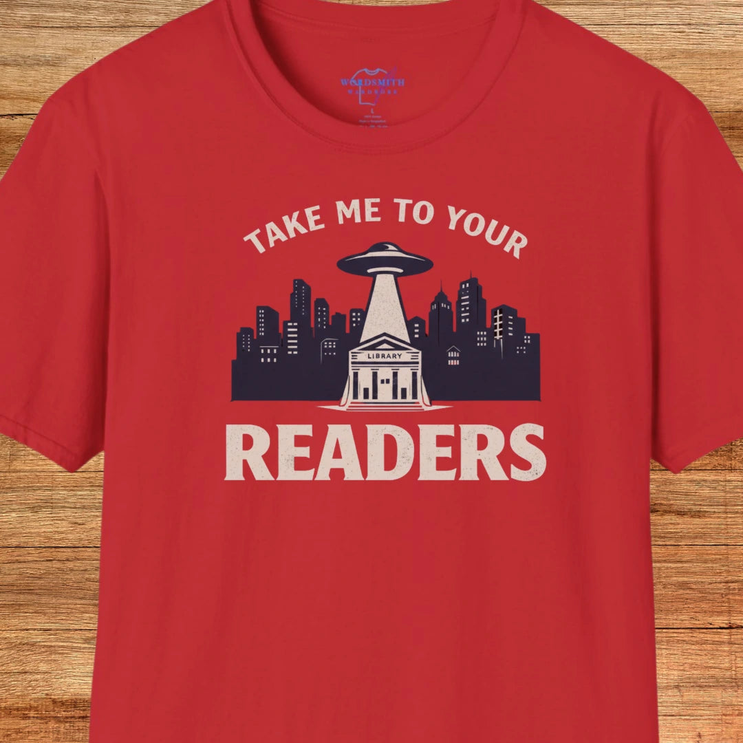 Take Me to Your Readers Shirt - Red