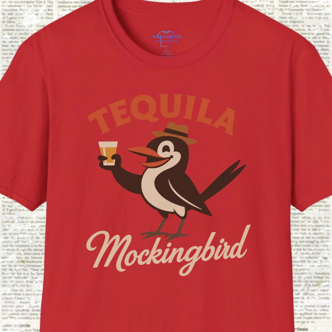 Tequila Mockingbird T-Shirt - Red