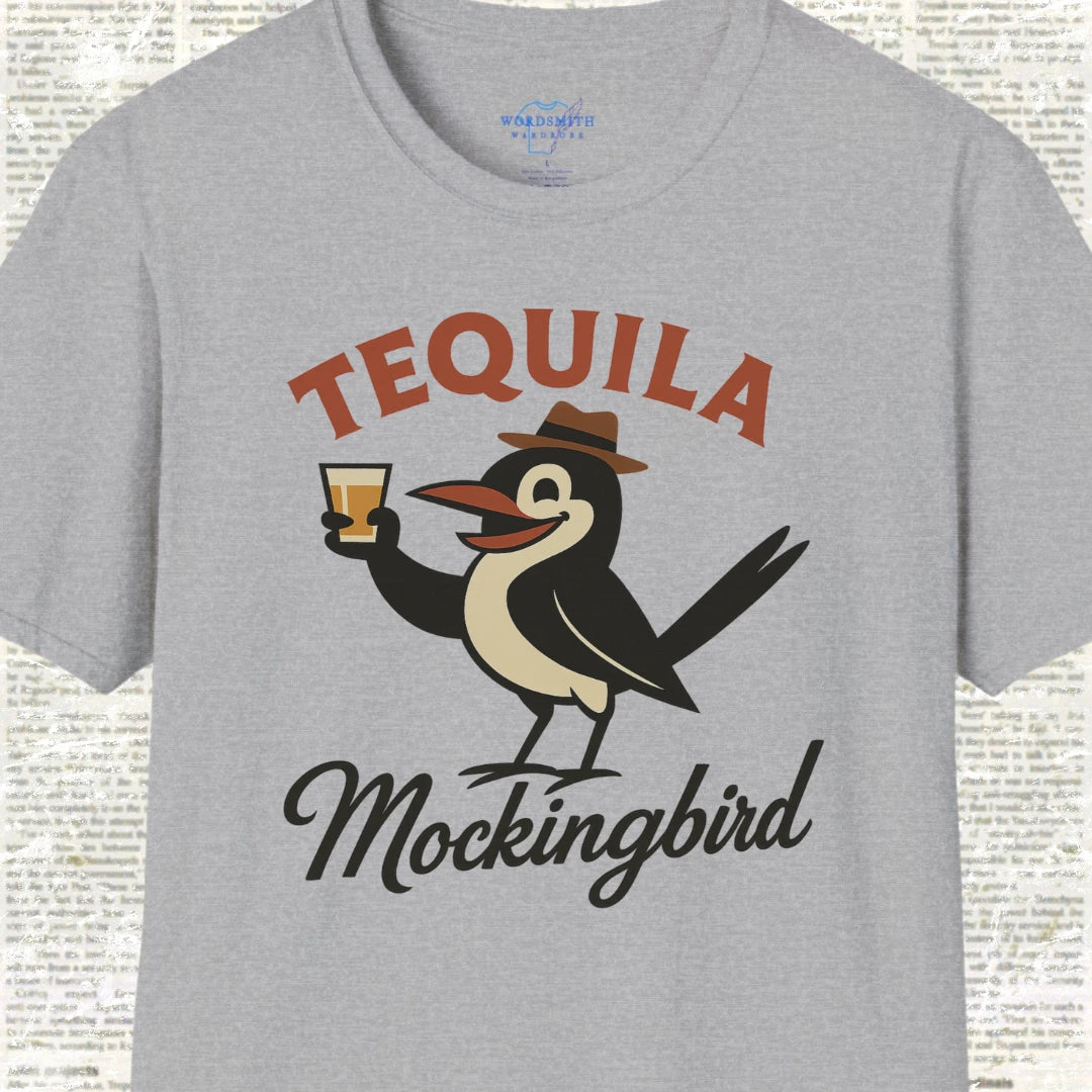 Tequila Mockingbird T-Shirt - Sport Grey