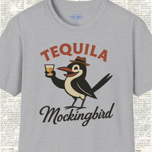 Tequila Mockingbird T-Shirt - Sport Grey