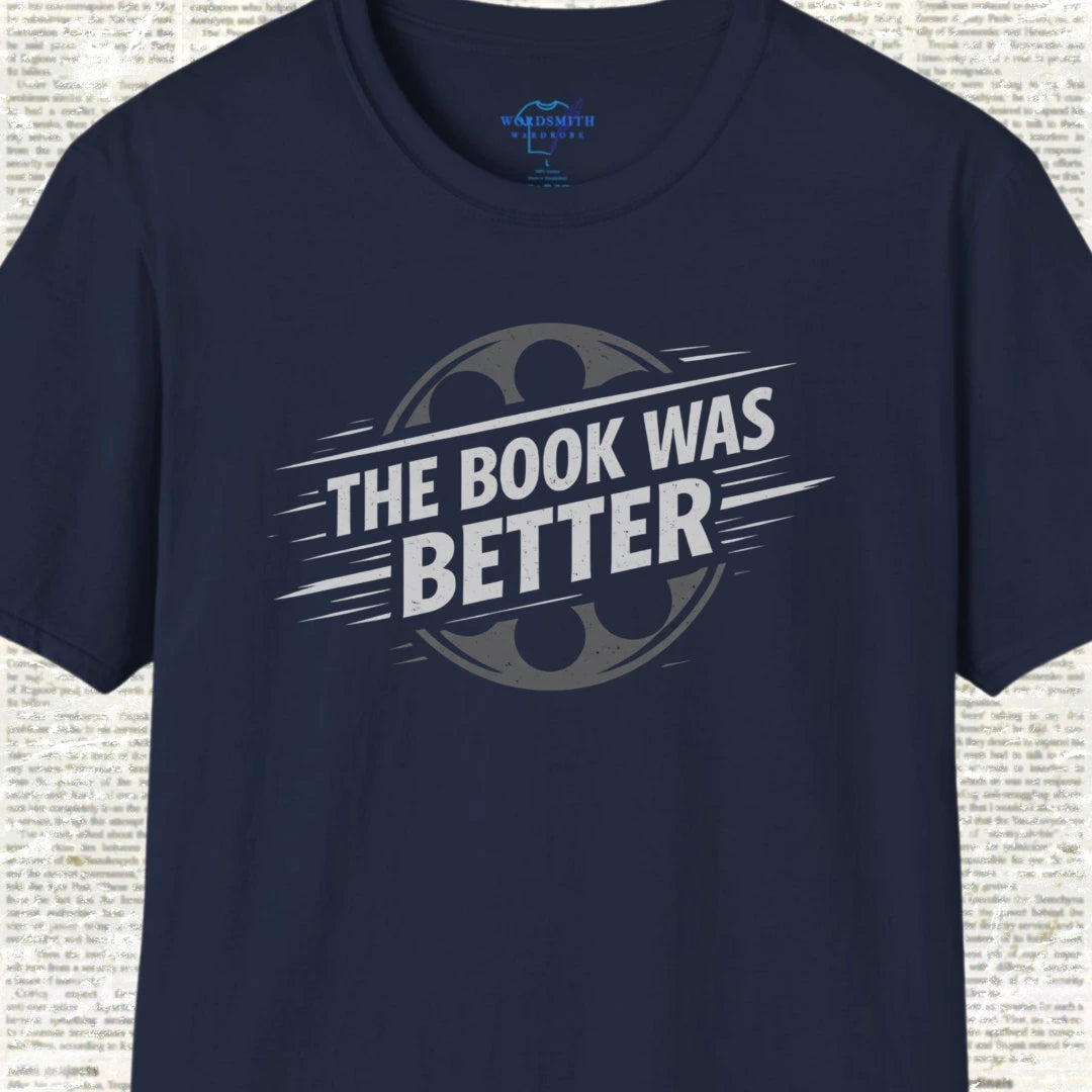 The Book Was Better Shirt - Navy