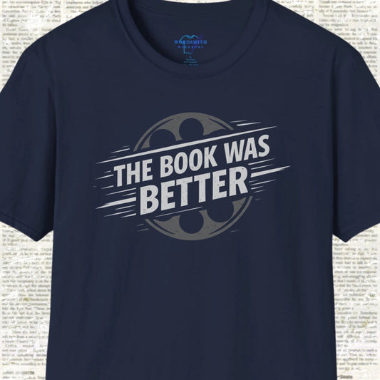 The Book Was Better Shirt - Navy
