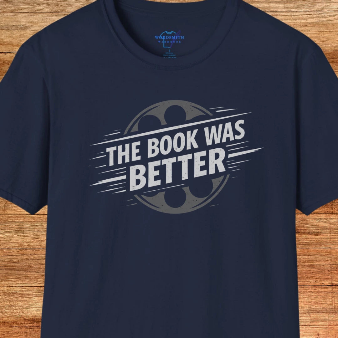 The Book Was Better Shirt - Navy