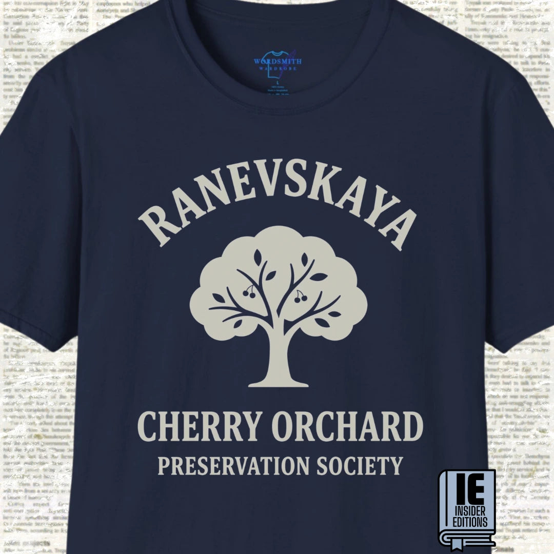 The Cherry Orchard T-Shirt - Navy