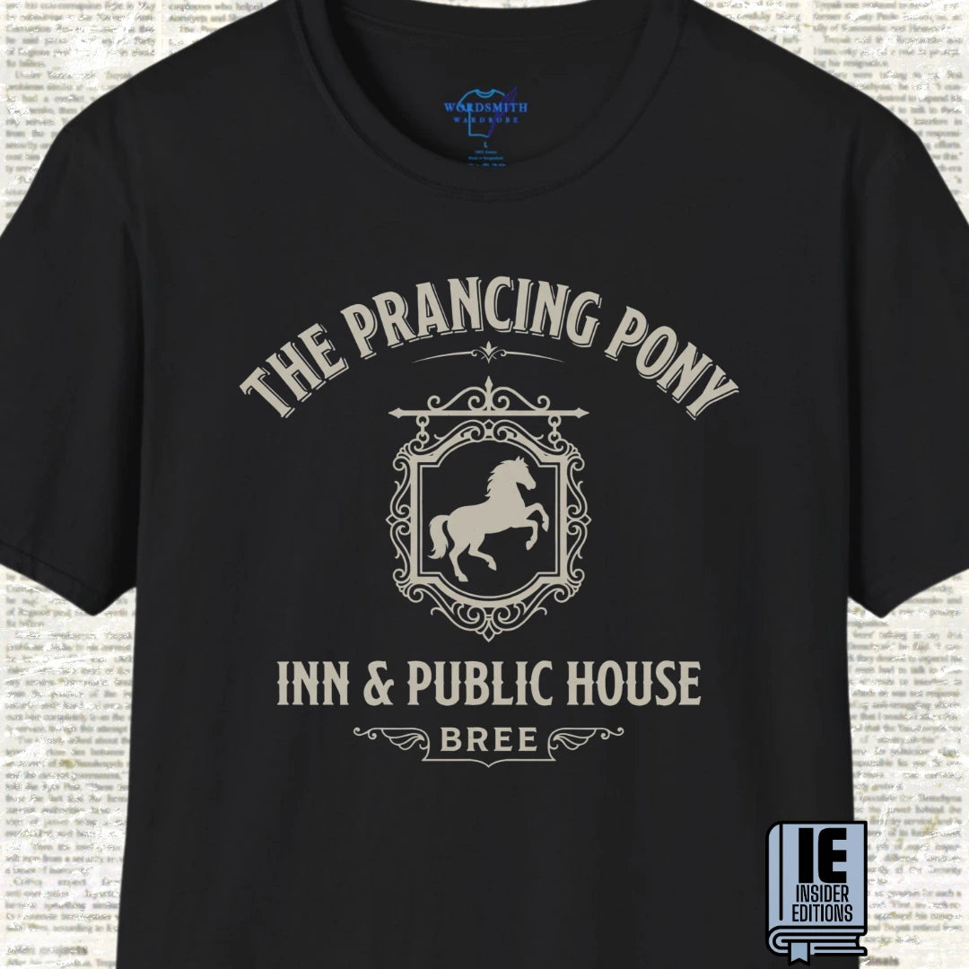 The Prancing Pony Inn & Public House T-Shirt - Black