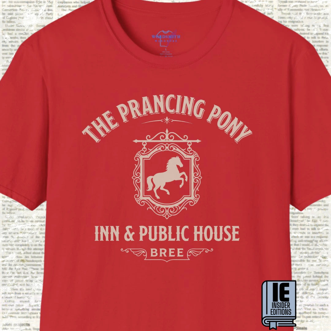 The Prancing Pony Inn & Public House T-Shirt - Red