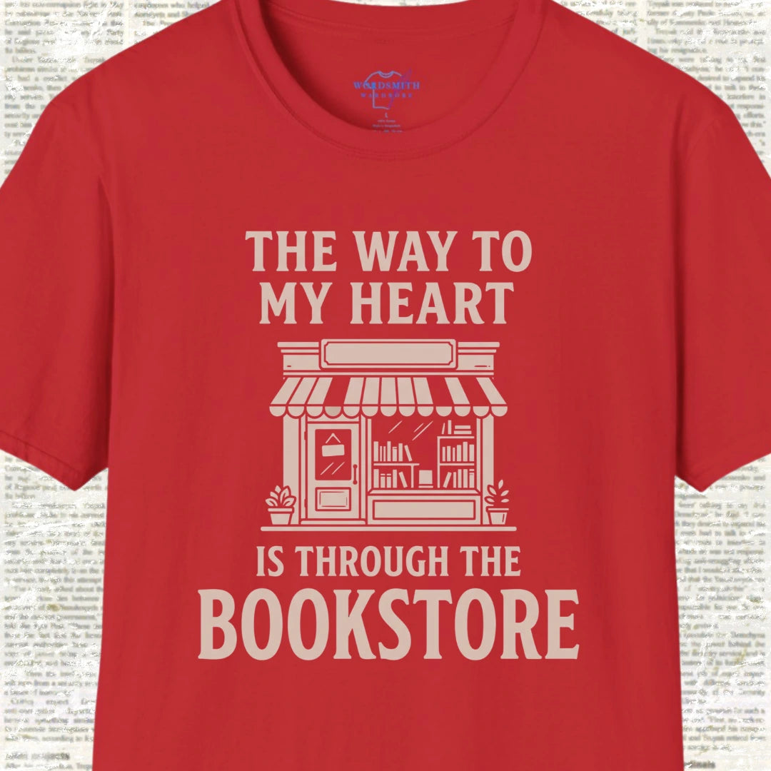 The Way to My Heart Is Through the Bookstore - Red
