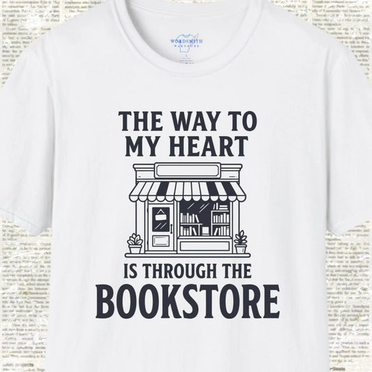 The Way to My Heart Is Through the Bookstore - White