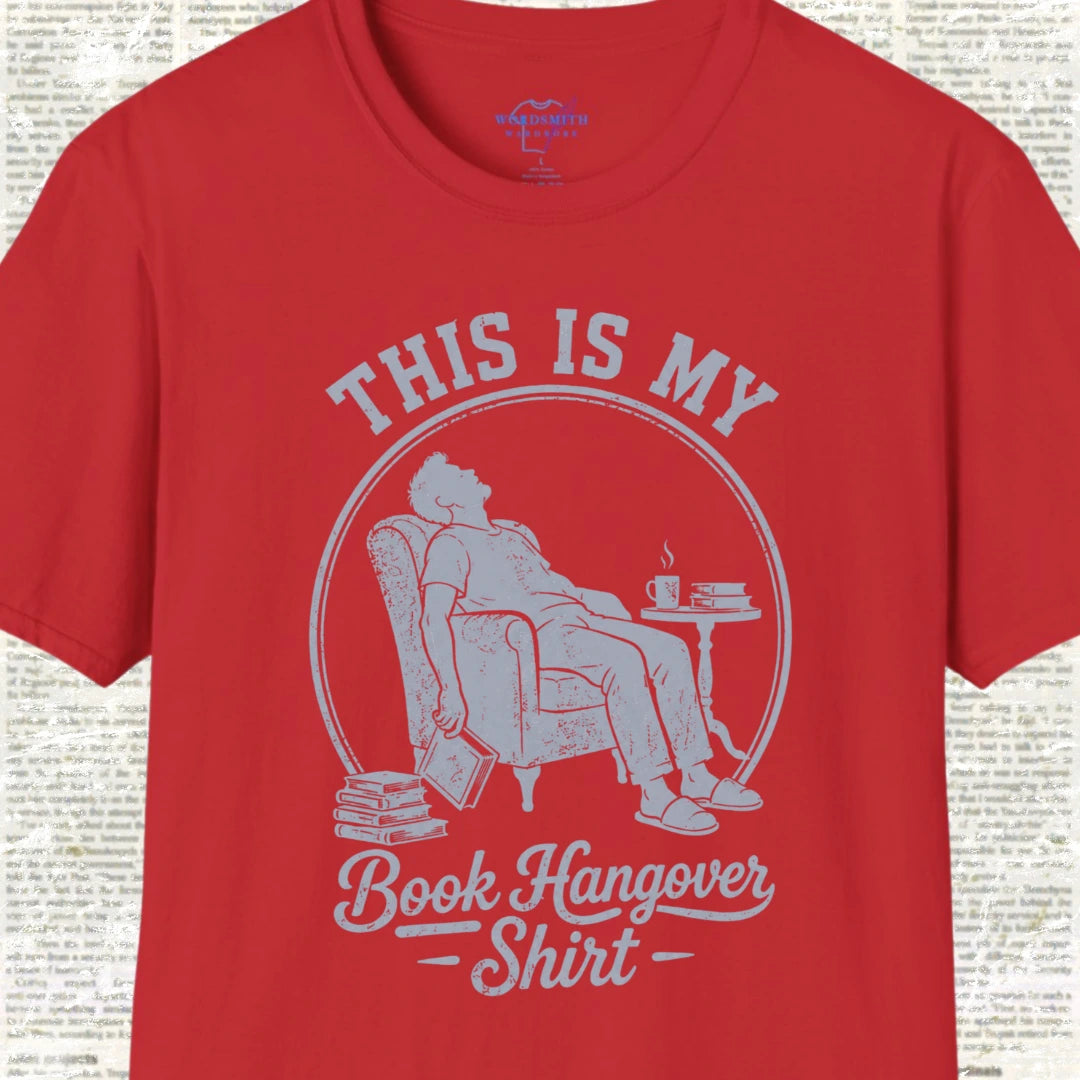 This Is My Book Hangover Shirt - Red