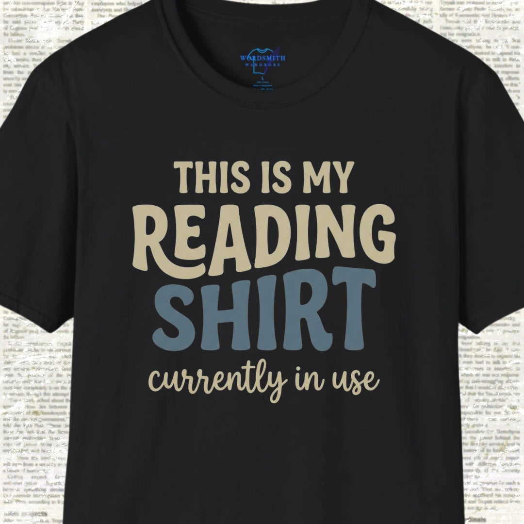This Is My Reading Shirt - Black