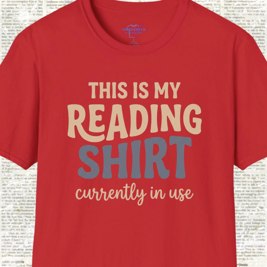 This Is My Reading Shirt - Red
