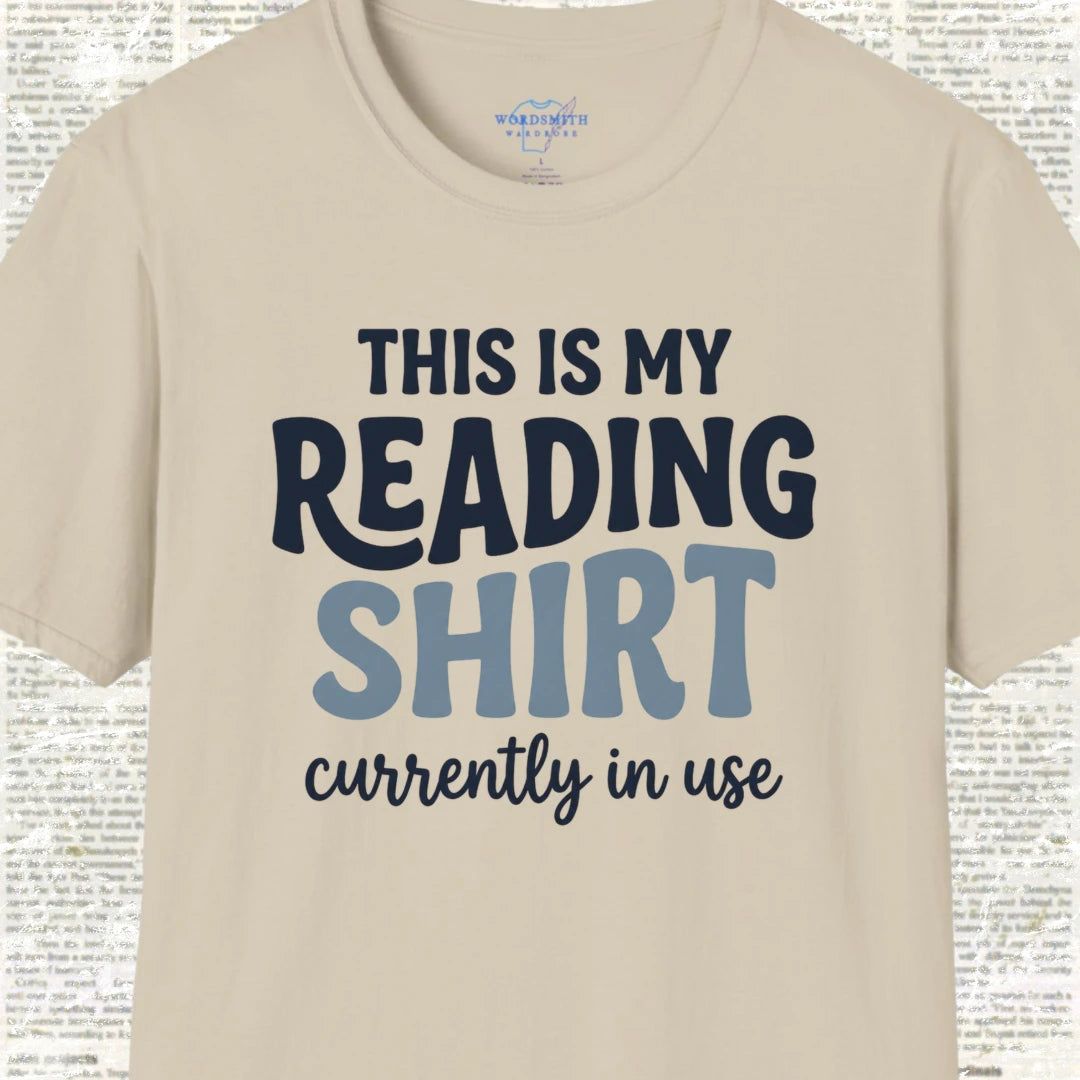 This Is My Reading Shirt - Sand