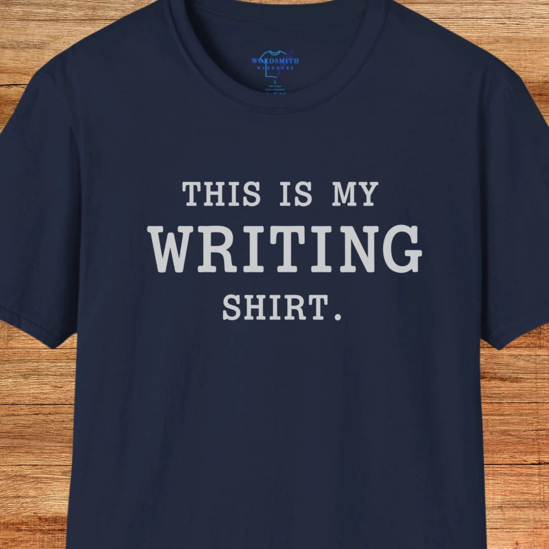 This Is My Writing Shirt T-Shirt - Navy