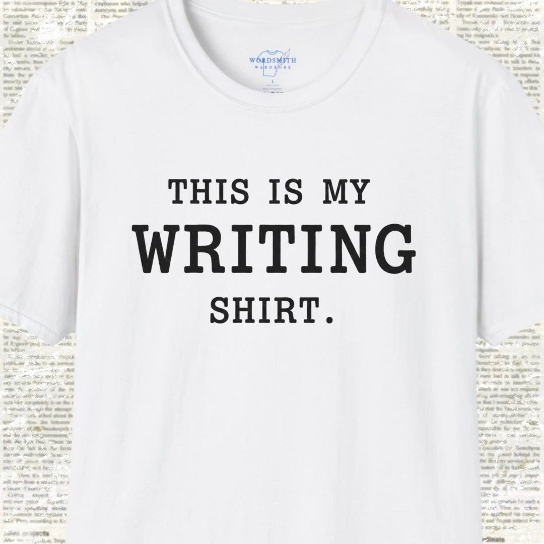 This Is My Writing Shirt T-Shirt - White