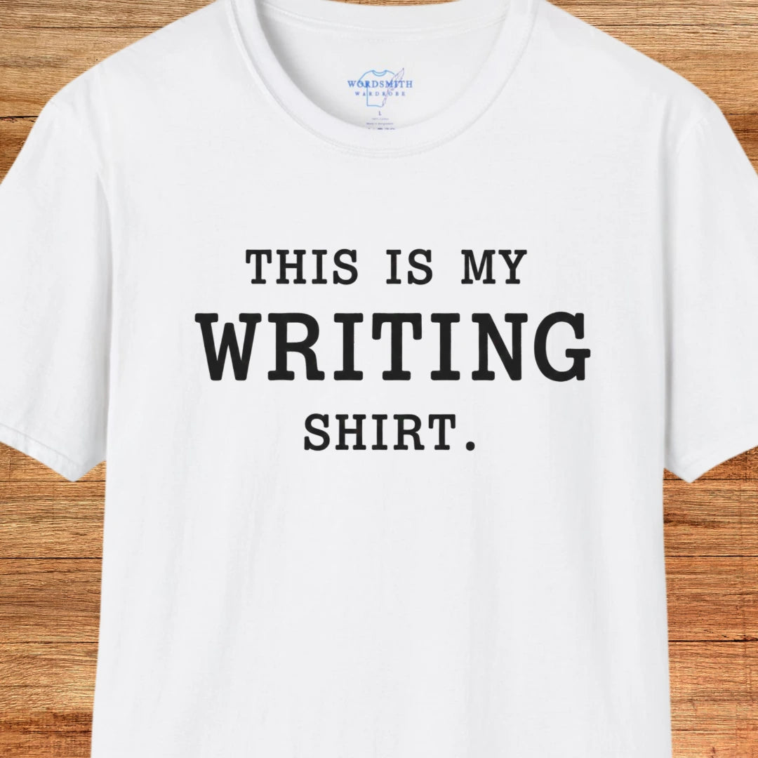 This Is My Writing Shirt T-Shirt - White