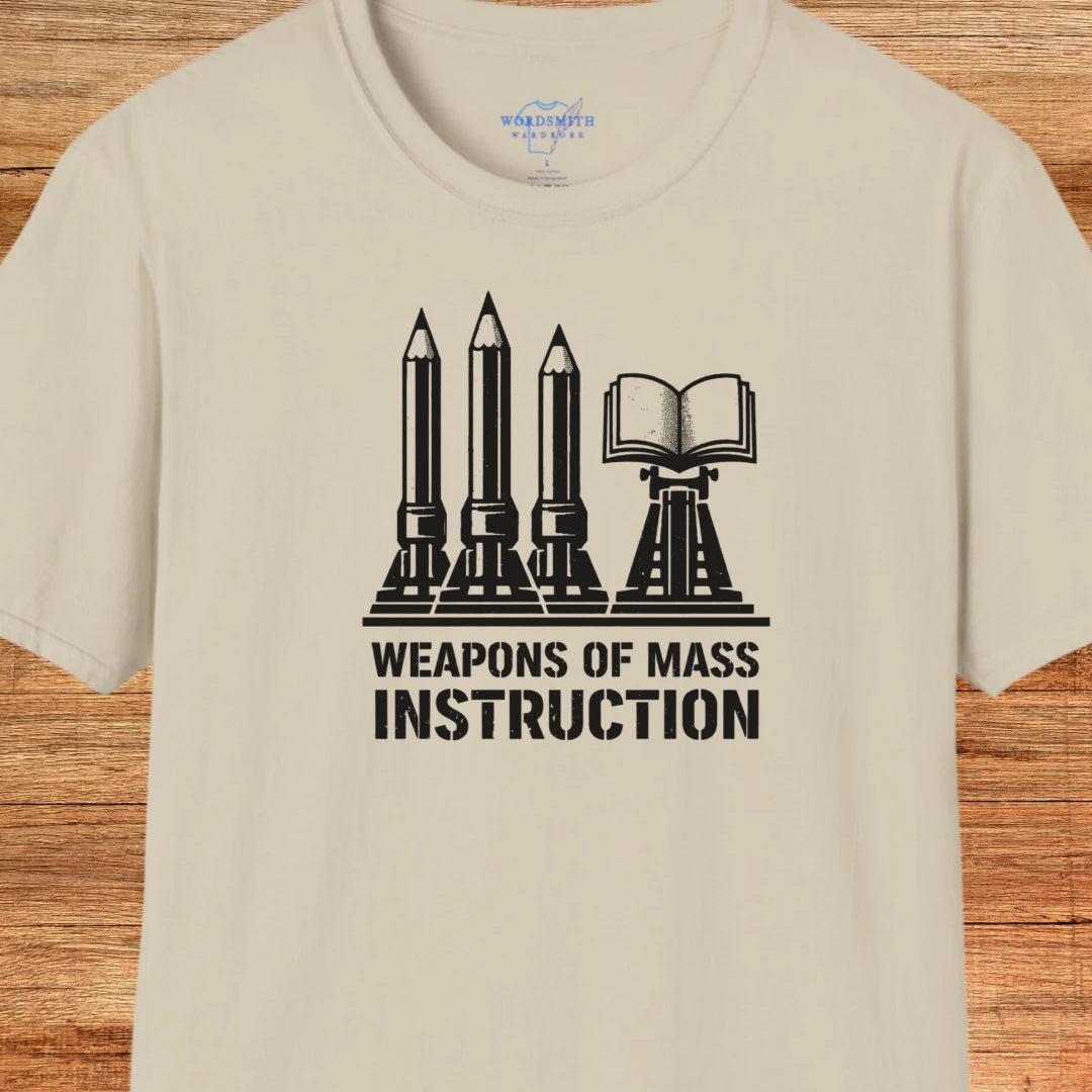 Weapons of Mass Instruction T-Shirt - Sand