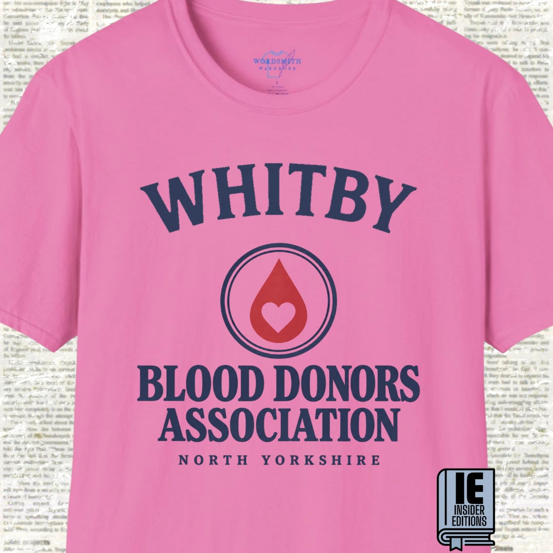Whitby Blood Donors Association T-Shirt - Azalea