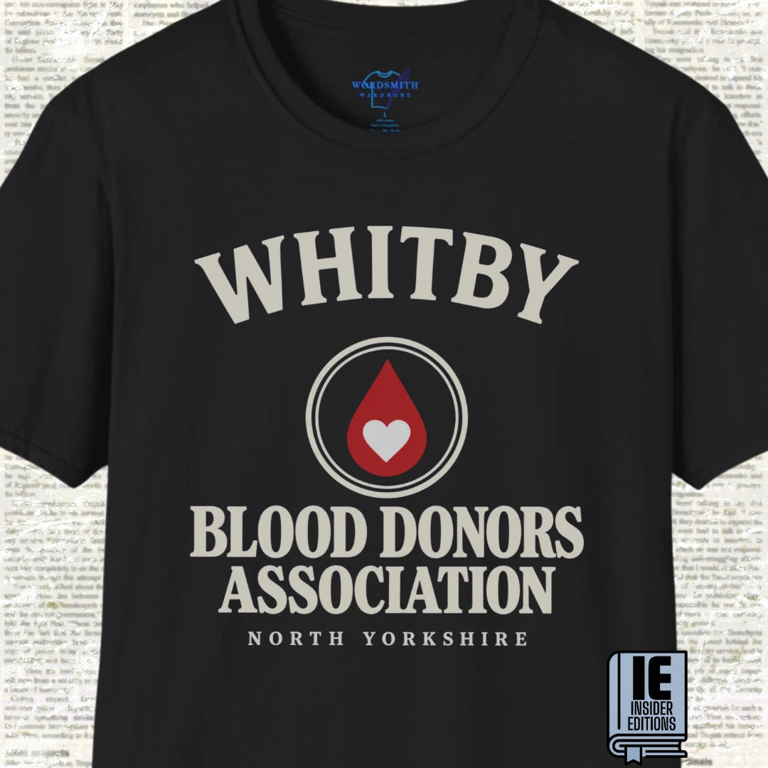 Whitby Blood Donors Association T-Shirt - Black