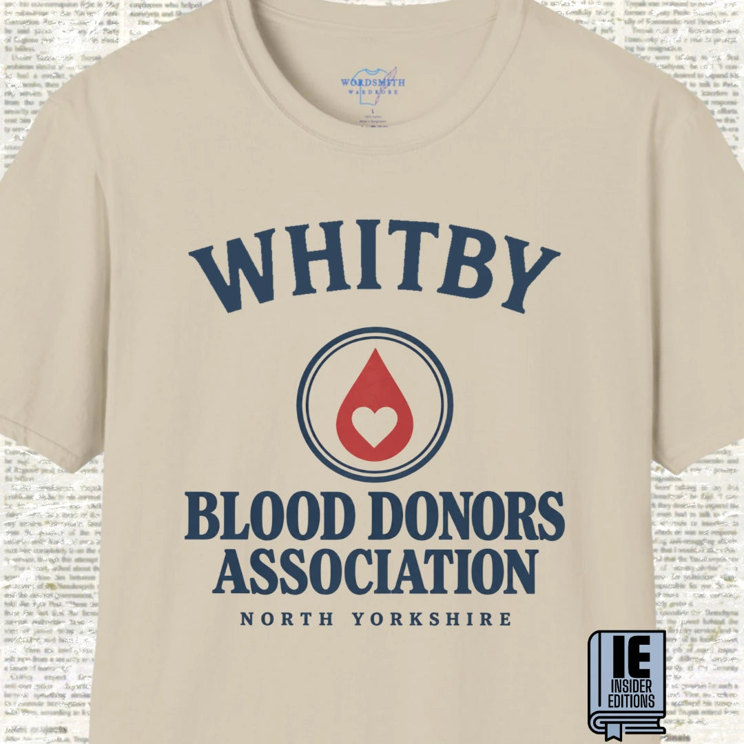 Whitby Blood Donors Association T-Shirt - Sand