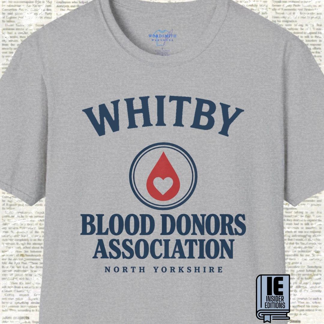 Whitby Blood Donors Association T-Shirt - Sport Grey