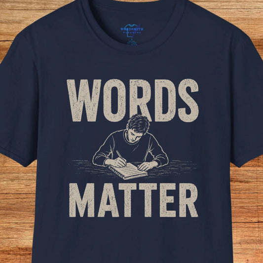 Words Matter T-Shirt - Navy