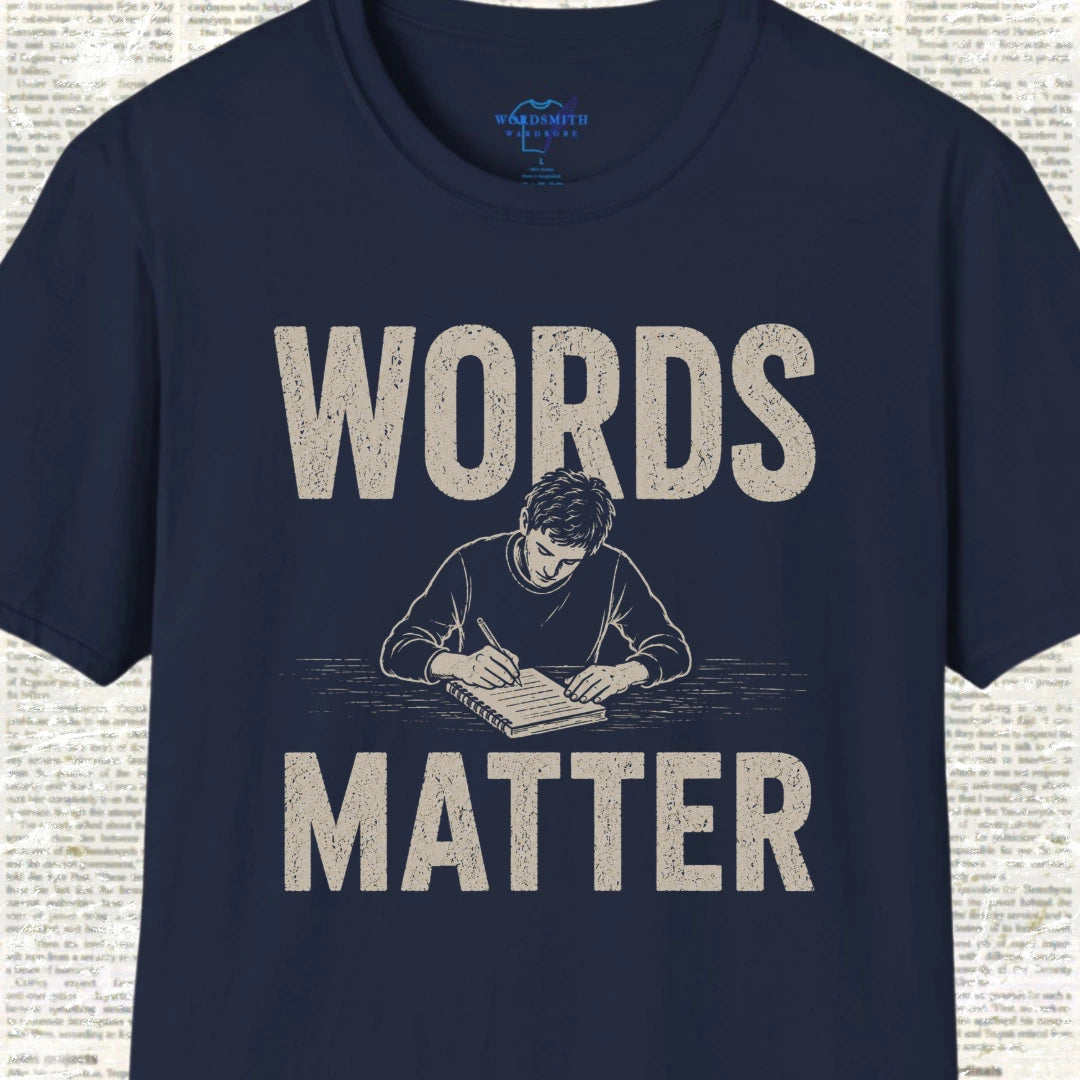 Words Matter T-Shirt - Navy