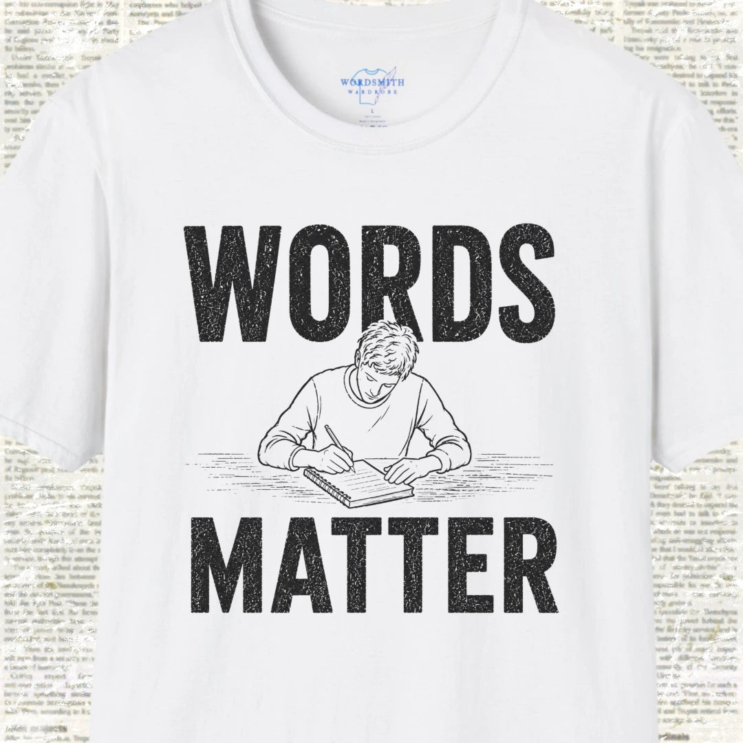 Words Matter T-Shirt - White
