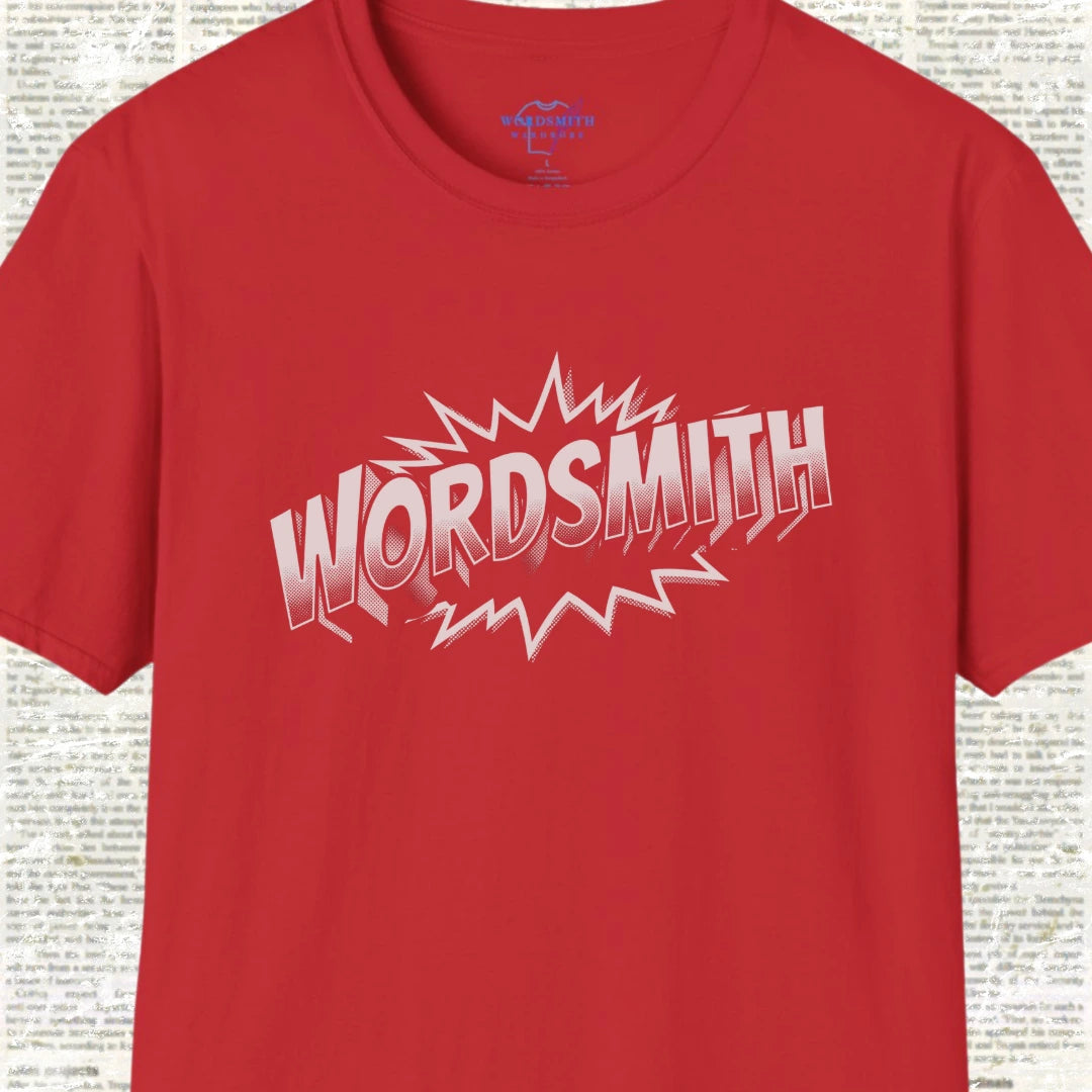 Wordsmith – Writer Identity Shirt - Red