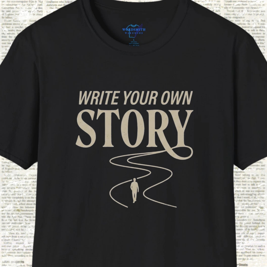 Write Your Own Story T-Shirt - Black