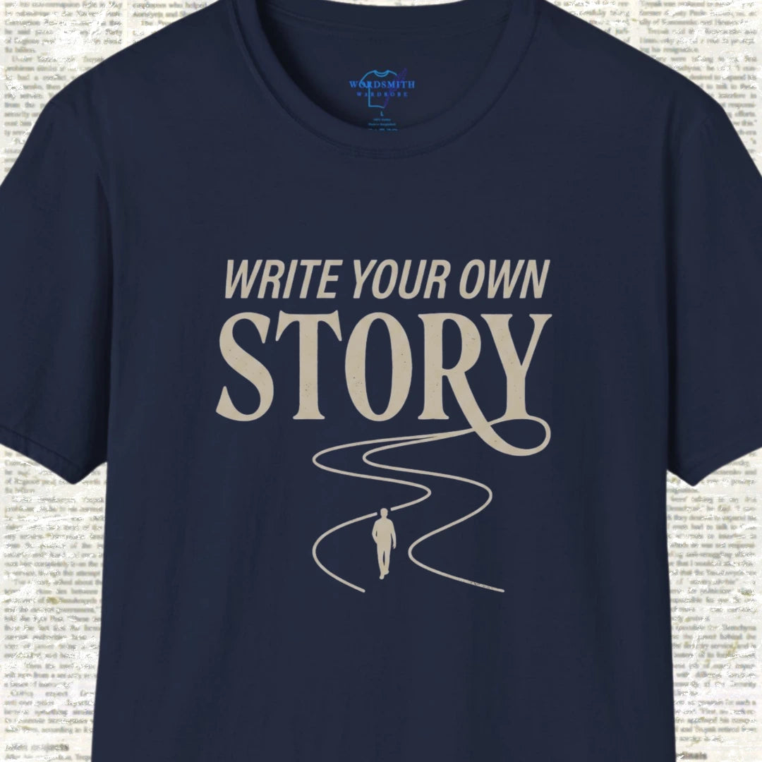 Write Your Own Story T-Shirt - Navy