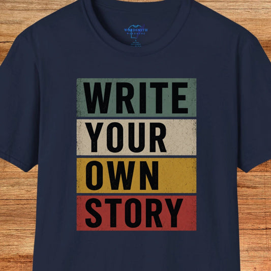 Write Your Own Story T-Shirt - Navy