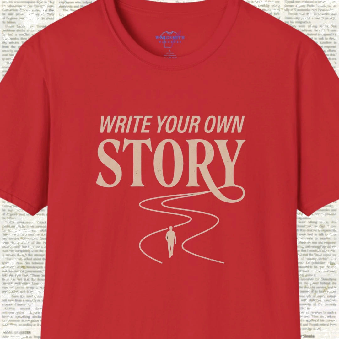 Write Your Own Story T-Shirt - Red