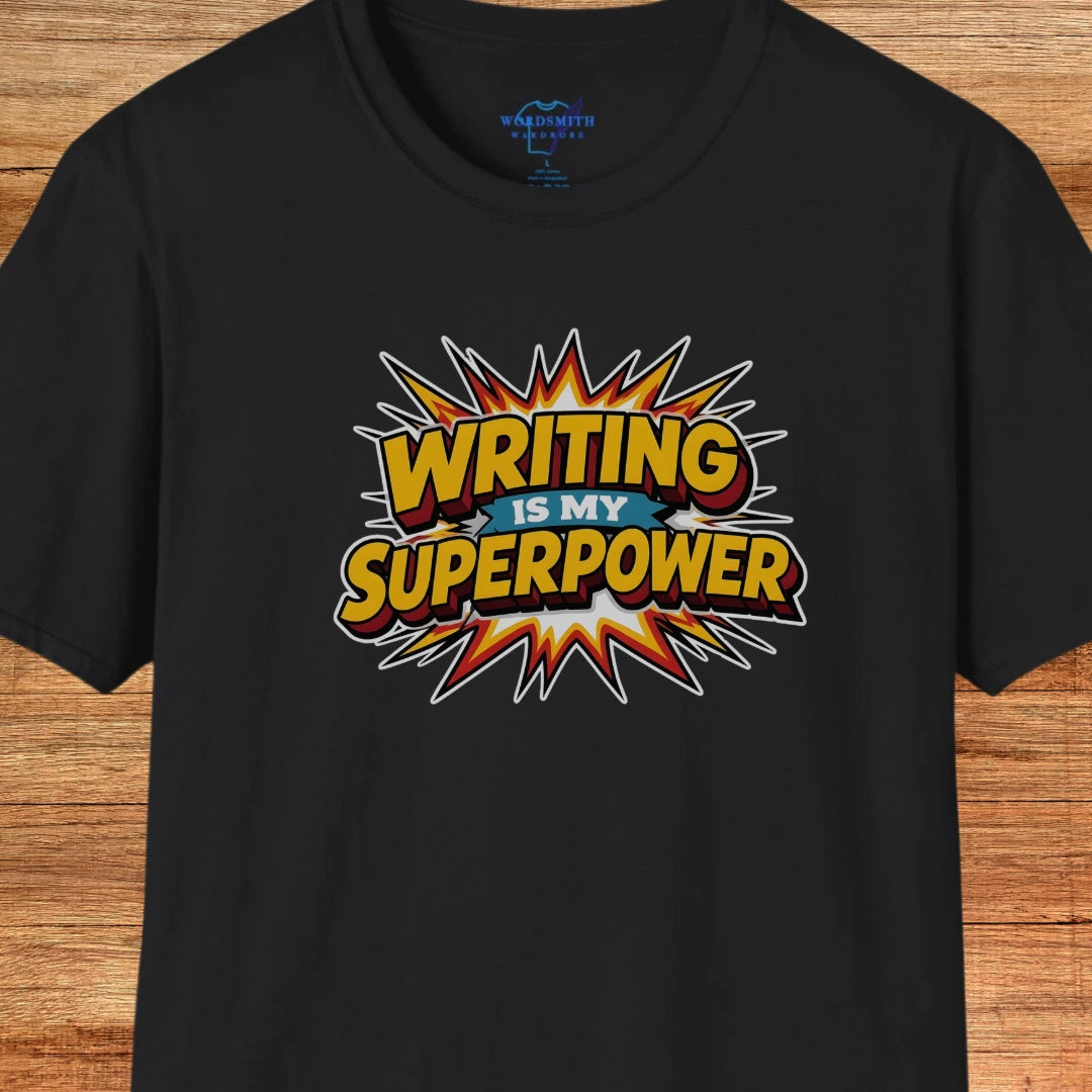 Writing Is My Superpower - Black