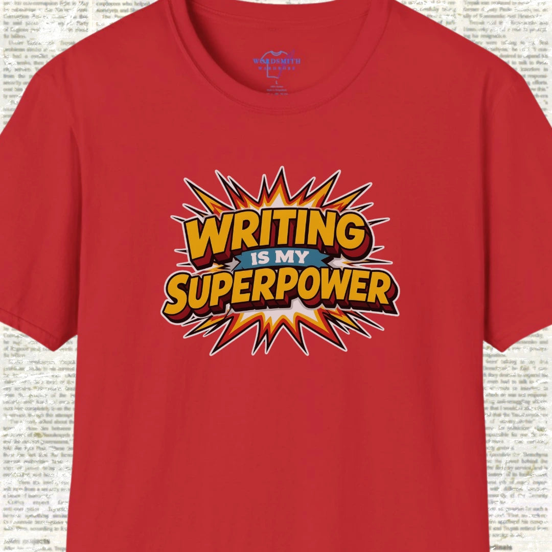 Writing Is My Superpower - Red