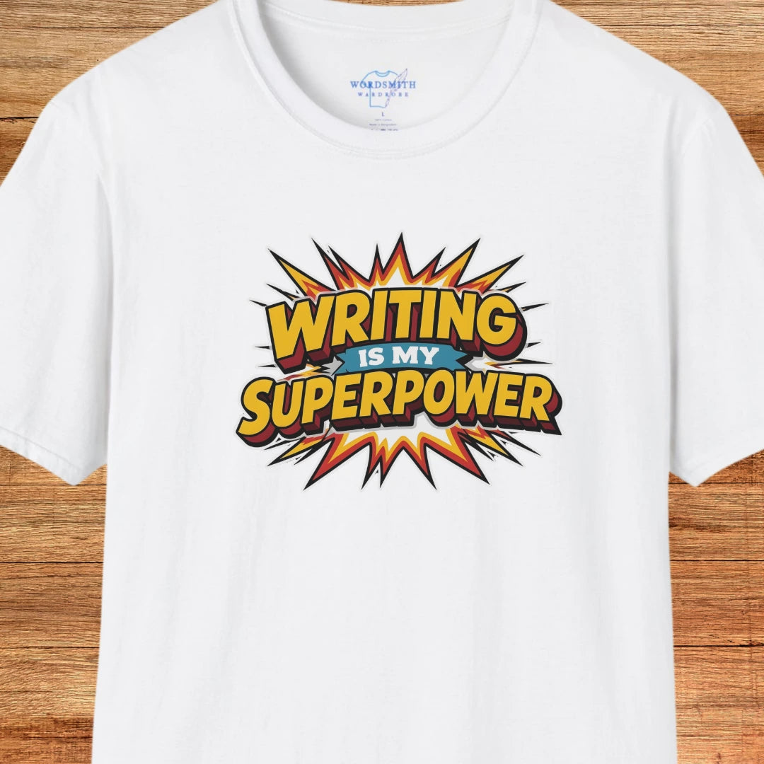 Writing Is My Superpower - White