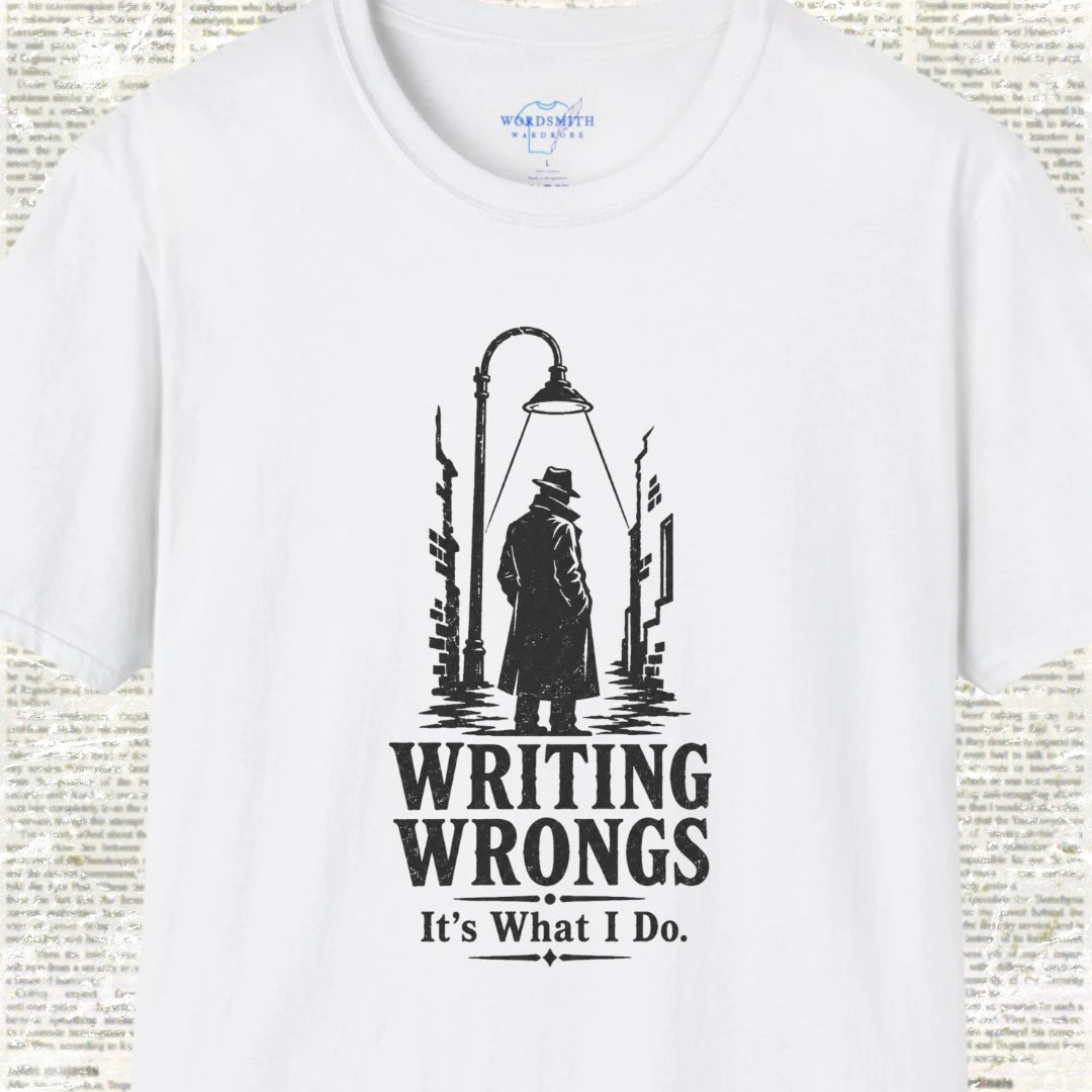 Writing Wrongs T-Shirt - White